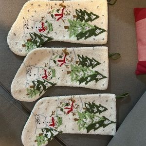 3 NEW Christmas stockings